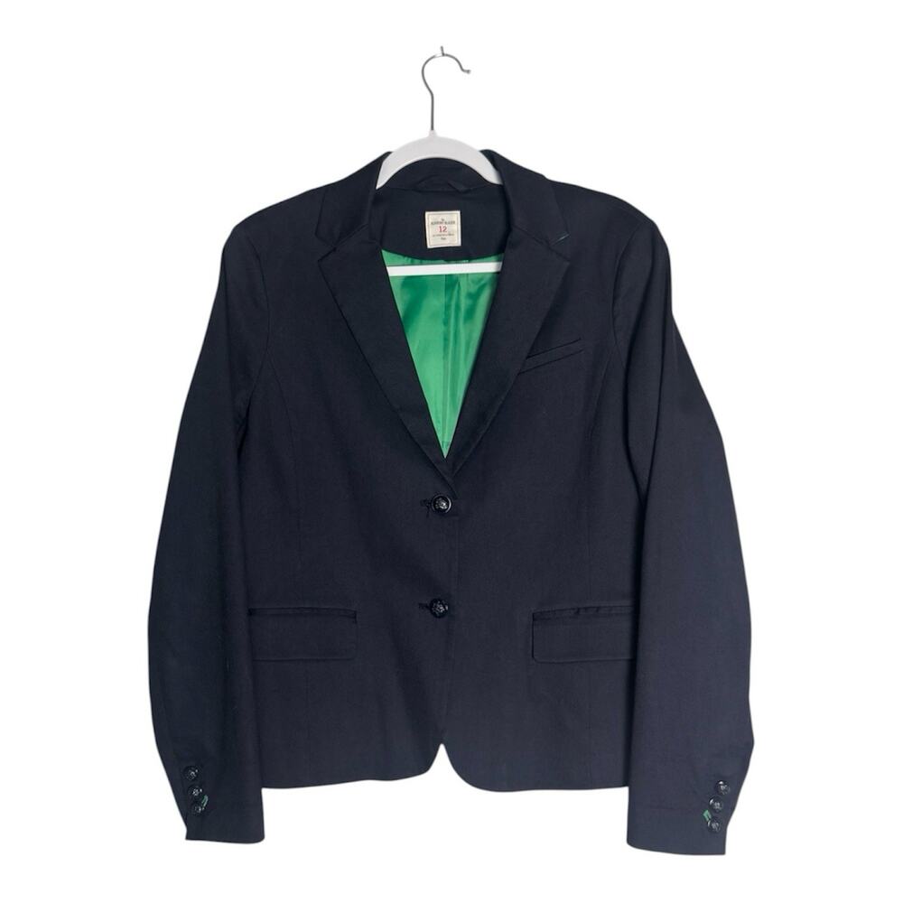 Gap Womens Academy Blazer Navy Blue Preppy Academia Career Officecore Size 12